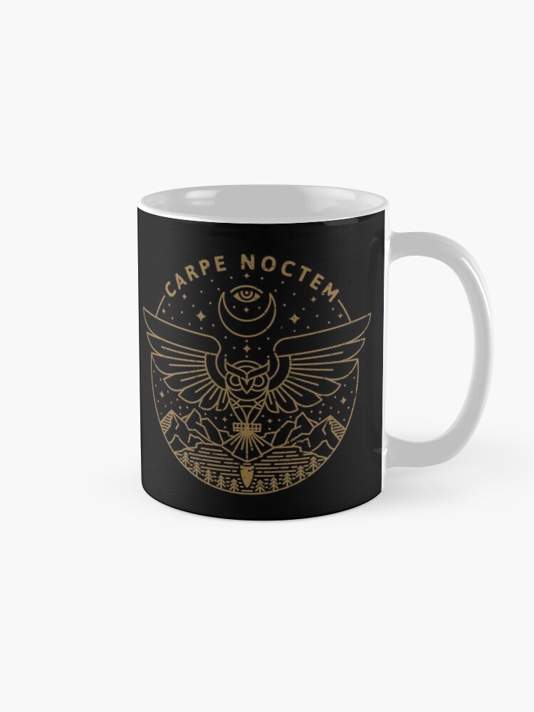 Thumbnail 5 of 6, Coffee Mug, Carpe Noctem designed and sold by rfad.