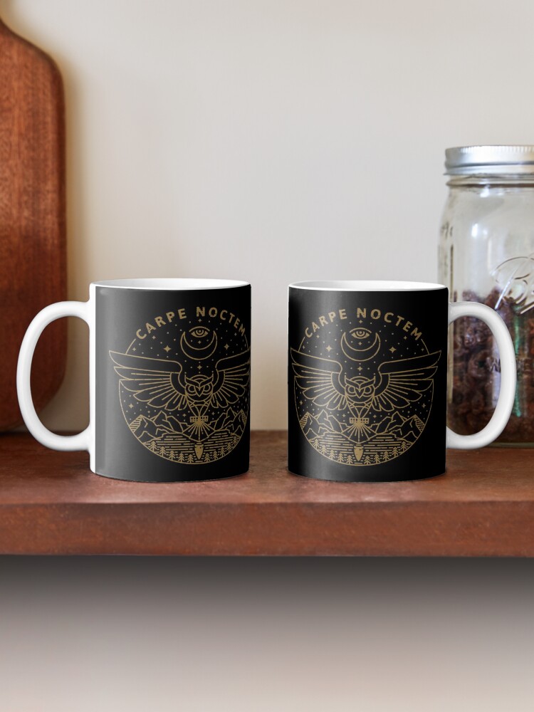 Thumbnail 2 of 6, Coffee Mug, Carpe Noctem designed and sold by rfad.