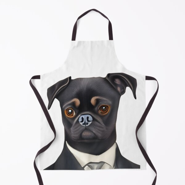 Item preview, Sir Pug, Cute watercolor pug dog in a suit, pug-life, pug art, black pug portrait designed and sold by Artsareus.