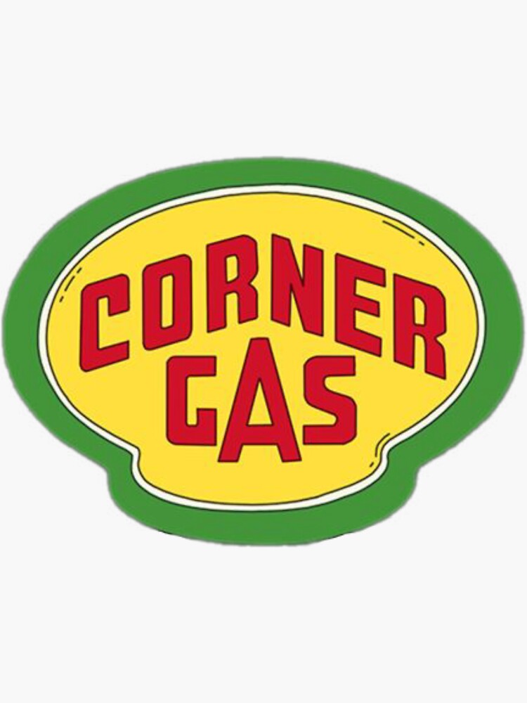 "Corner Gas logo " Sticker for Sale by shaybosh Redbubble