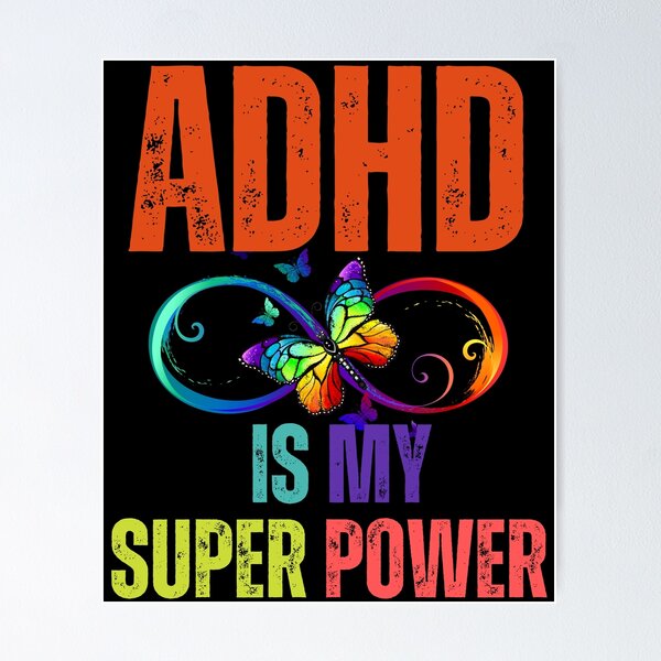 Item preview, ADHD is my super power designed and sold by blakfrog.