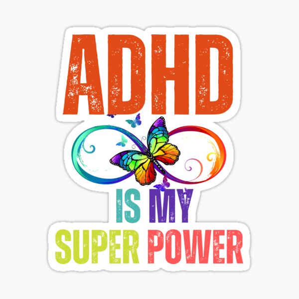 Item preview, ADHD is my super power designed and sold by blakfrog.