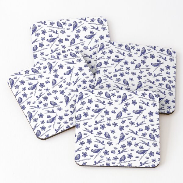 Item preview, Blue finches designed and sold by Kathryn  Grace.