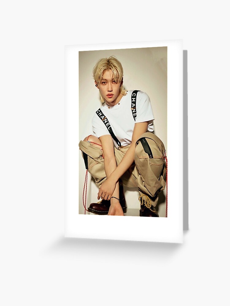 Lee felix and hyunjin straykids Greeting Card for Sale by Divya21