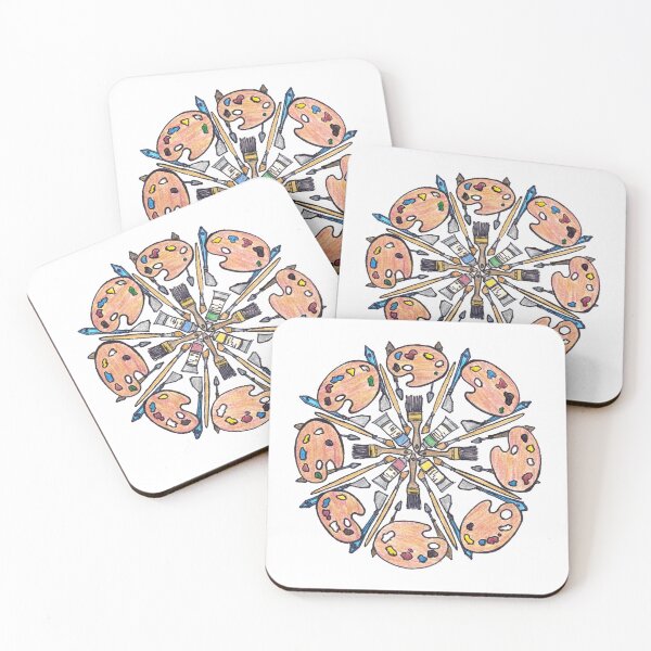 Item preview, Painter's Things Mandala designed and sold by OneOfMyThings.