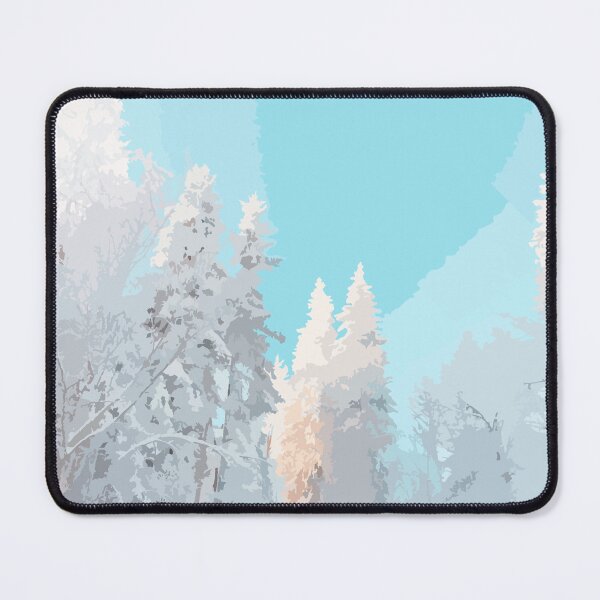 Item preview, Vintage Landscape Art- Snowy Landscape Art- Snowy Landscape Illustration designed and sold by typoinspired.