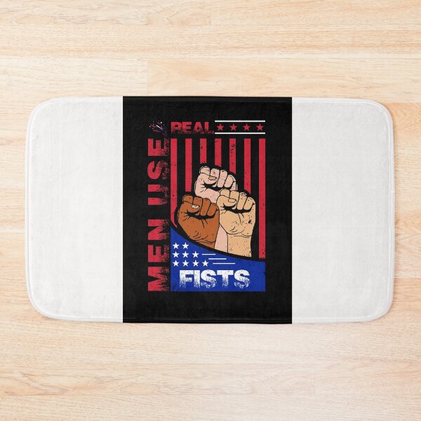 Item preview, Real Men Use Fists designed and sold by exponentialart.