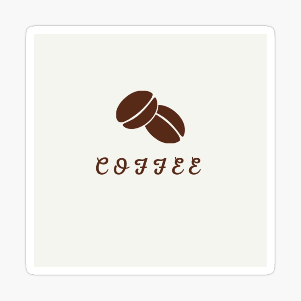 Coffee  Sticker for Sale by negrarts