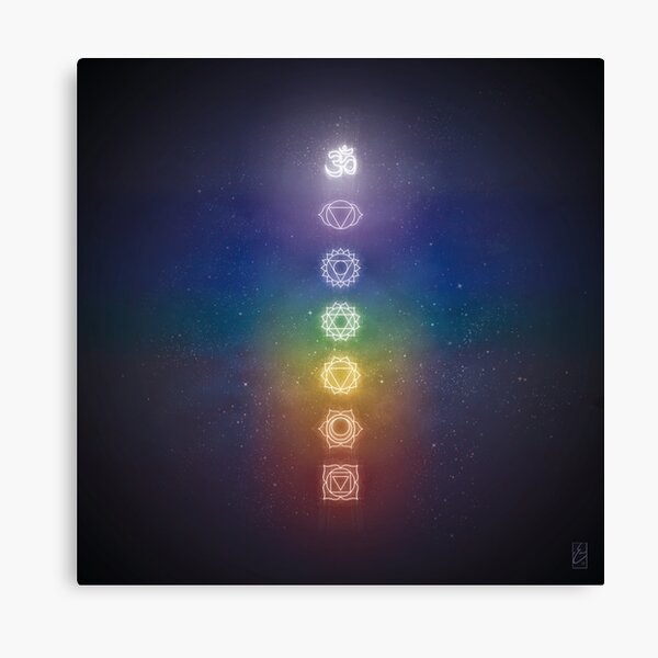 The Chakras Light Lienzo