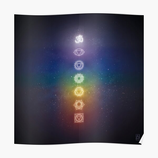 The Chakras Light Póster