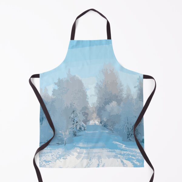 Item preview, Beautiful Snowy Scenery:- Snowy Landscape Art- Snowy Landscape Illustration designed and sold by typoinspired.