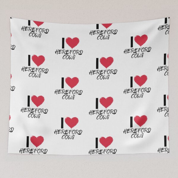 Item preview,  I love Hereford Cows designed and sold by FarmsteadAcers.
