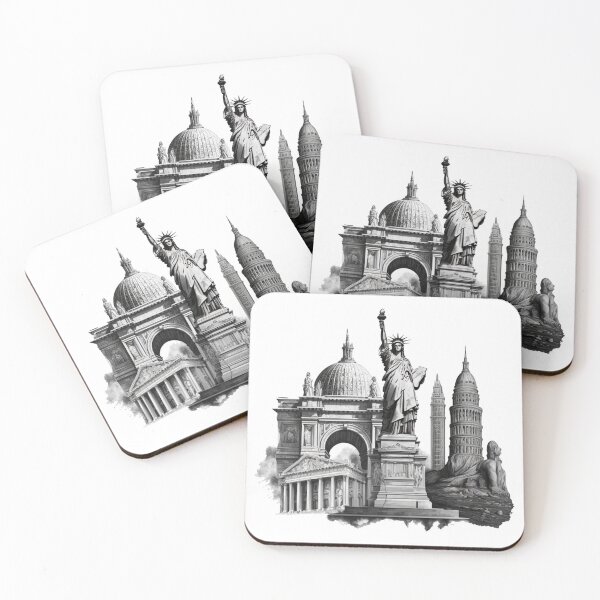 Item preview, Black and white city designed and sold by olahdan.