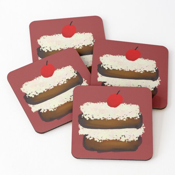 Item preview, White Icing Chocolate Cake  designed and sold by Usagicollection.