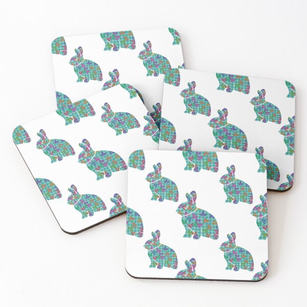 Item preview, Gingham Year of the Rabbit designed and sold by ArtFabric.