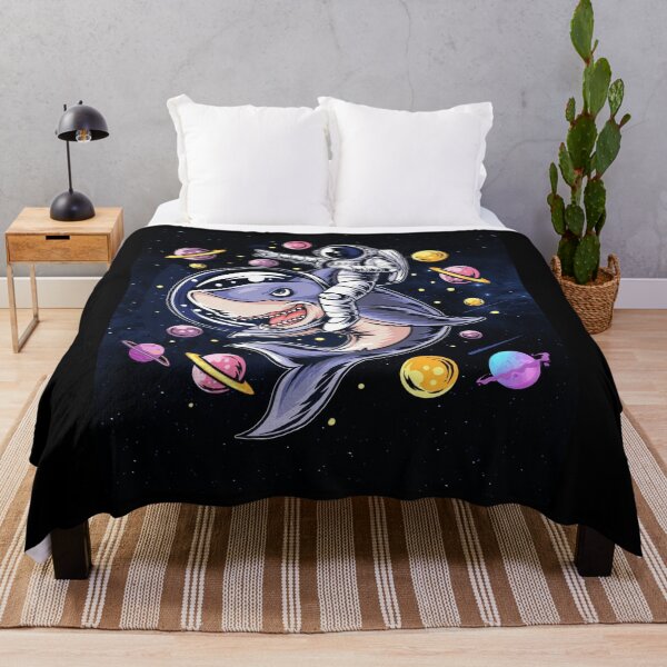 Item preview, Astronaut riding a Shark space designed and sold by Smile Shop ⭐⭐⭐⭐⭐.