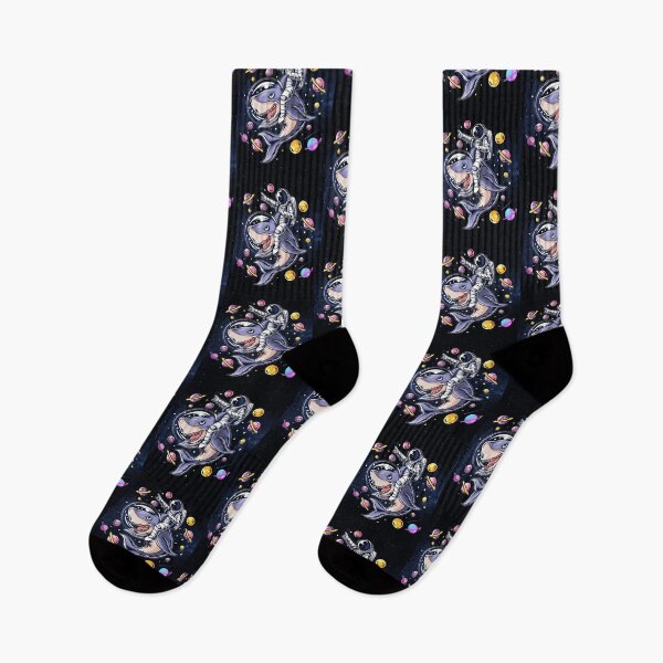 Item preview, Astronaut riding a Shark space designed and sold by Smile Shop ⭐⭐⭐⭐⭐.