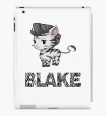 Zebra Blake iPad Case/Skin