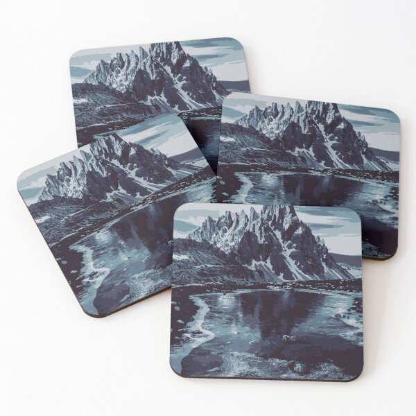 Item preview, Abstract Illustration:- Abstract Landscape Illustration of Mountain Scenery designed and sold by typoinspired.