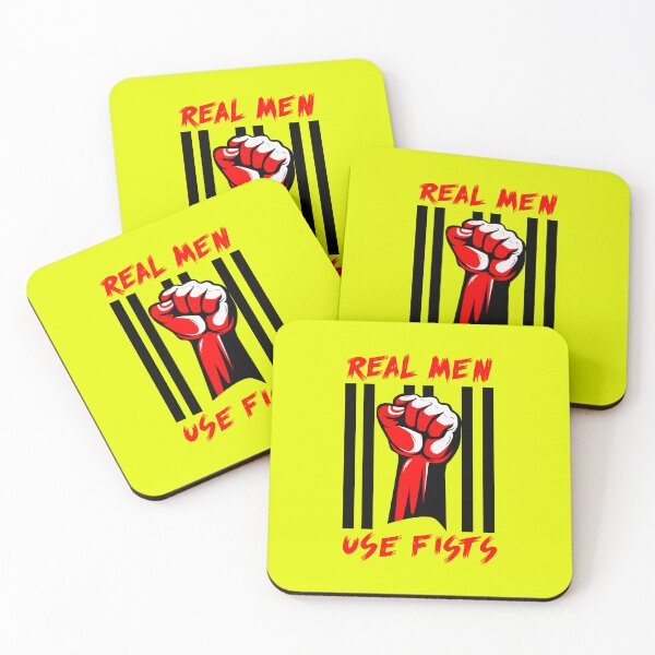 Item preview,  Real Men Use Fists designed and sold by exponentialart.