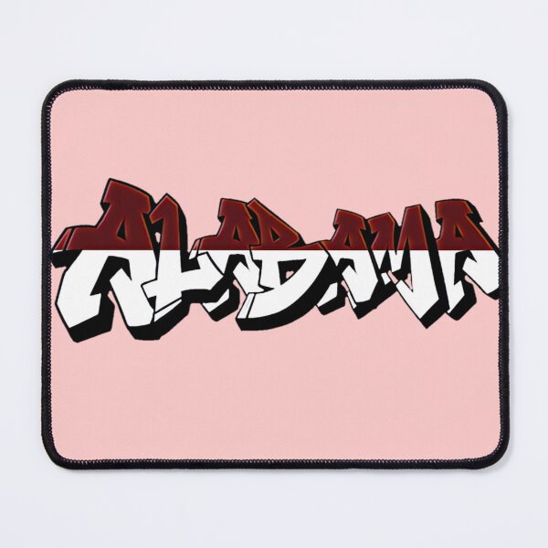 Item preview, Alabama Art District DMV License Plate Graffiti - Pink - Available on stickers socks mugs and more designed and sold by Dude  Stuff.