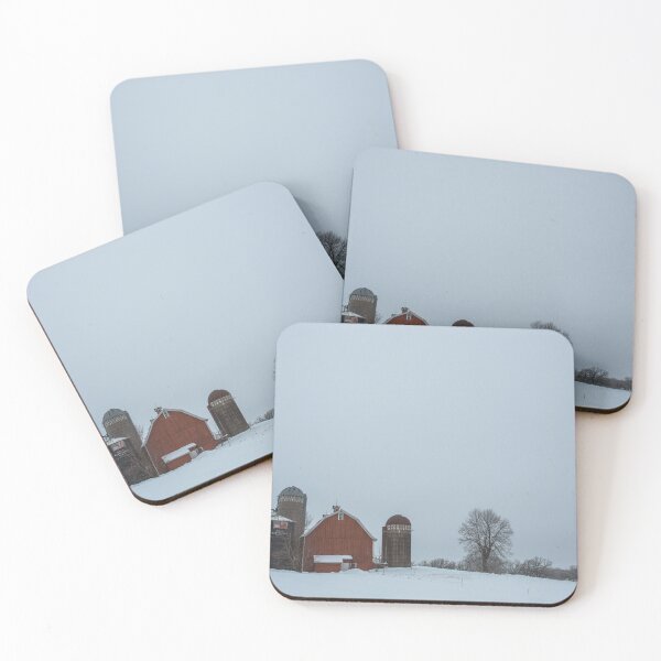 Item preview, Red Barn in Grey designed and sold by Ben McKone.