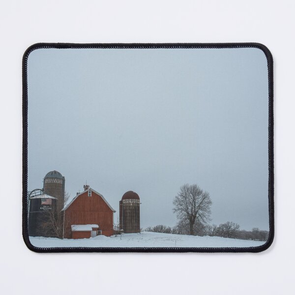 Item preview, Red Barn in Grey designed and sold by Ben McKone.