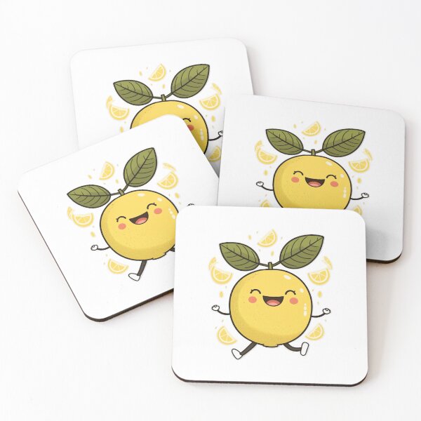 Item preview, Cute Kawaii Lemon Smiling and Running designed and sold by Blaknbloo.
