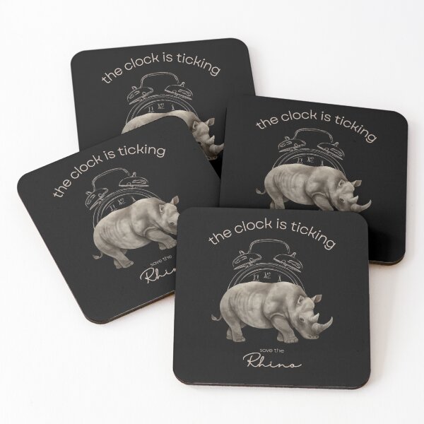 Item preview, Save The Rhino The Clock is Ticking iPhone Case designed and sold by MagicWolfStar.
