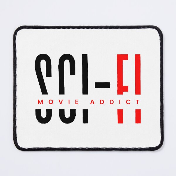 Item preview,  Sci-fi movies addict red & black typography design designed and sold by DigitalMagShop.