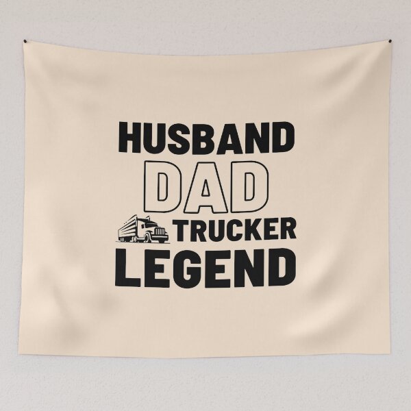 Item preview, Honoring the Hardworking Husband and Dad Truckers: A Legend on the Road designed and sold by majnate.