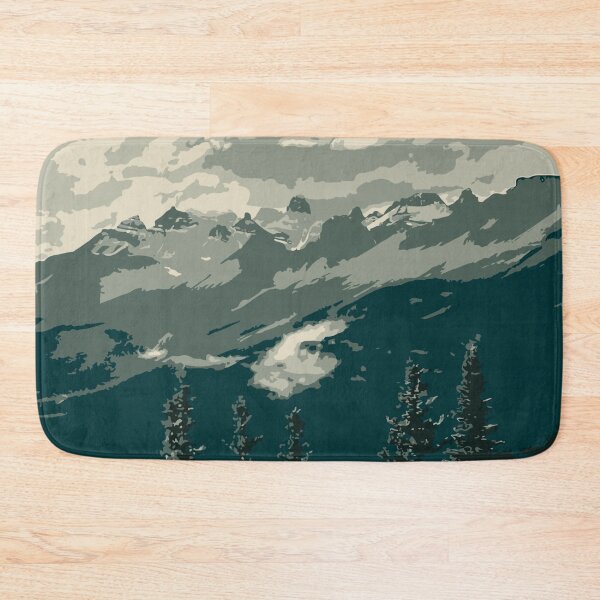Item preview, Abstract Illustration:- Abstract Landscape Illustration of Mountain Scenery designed and sold by typoinspired.