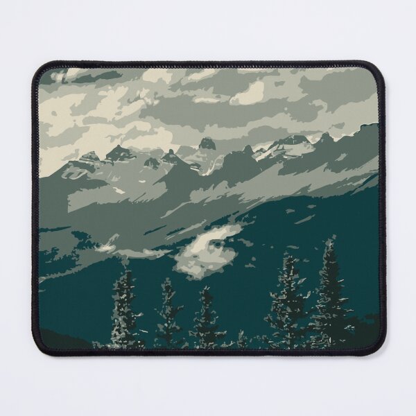 Item preview, Abstract Illustration:- Abstract Landscape Illustration of Mountain Scenery designed and sold by typoinspired.