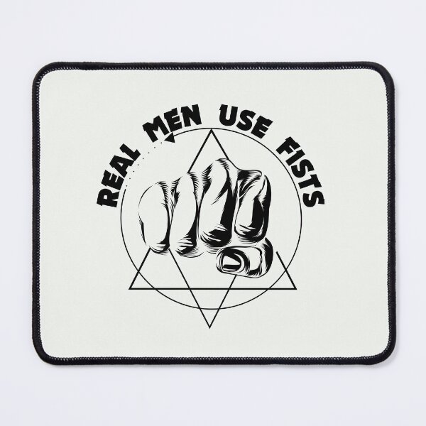 Item preview, REAL MEN USE FISTS designed and sold by exponentialart.