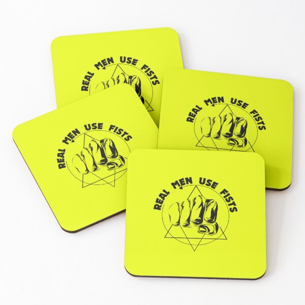 Item preview, REAL MEN USE FISTS designed and sold by exponentialart.