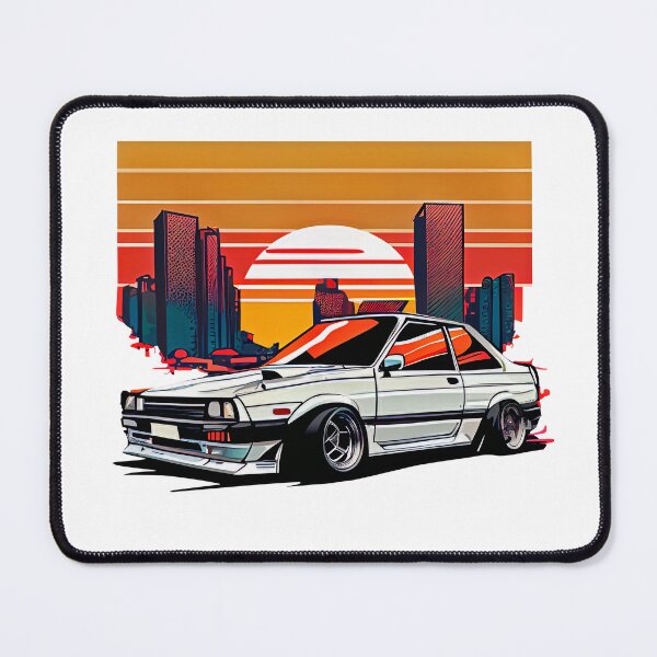 Item preview, Coche de deriva retro de Japón de los años 80 designed and sold by lightsonfire.