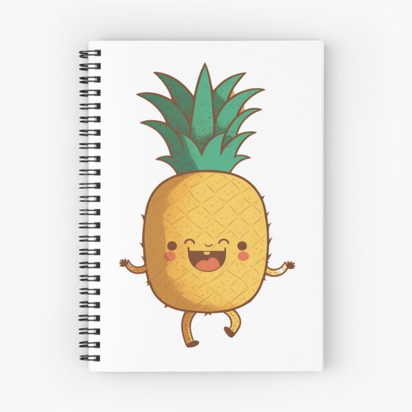 Item preview, Smiling Kawaii Pineapple Smiling and Having Fun designed and sold by Blaknbloo.
