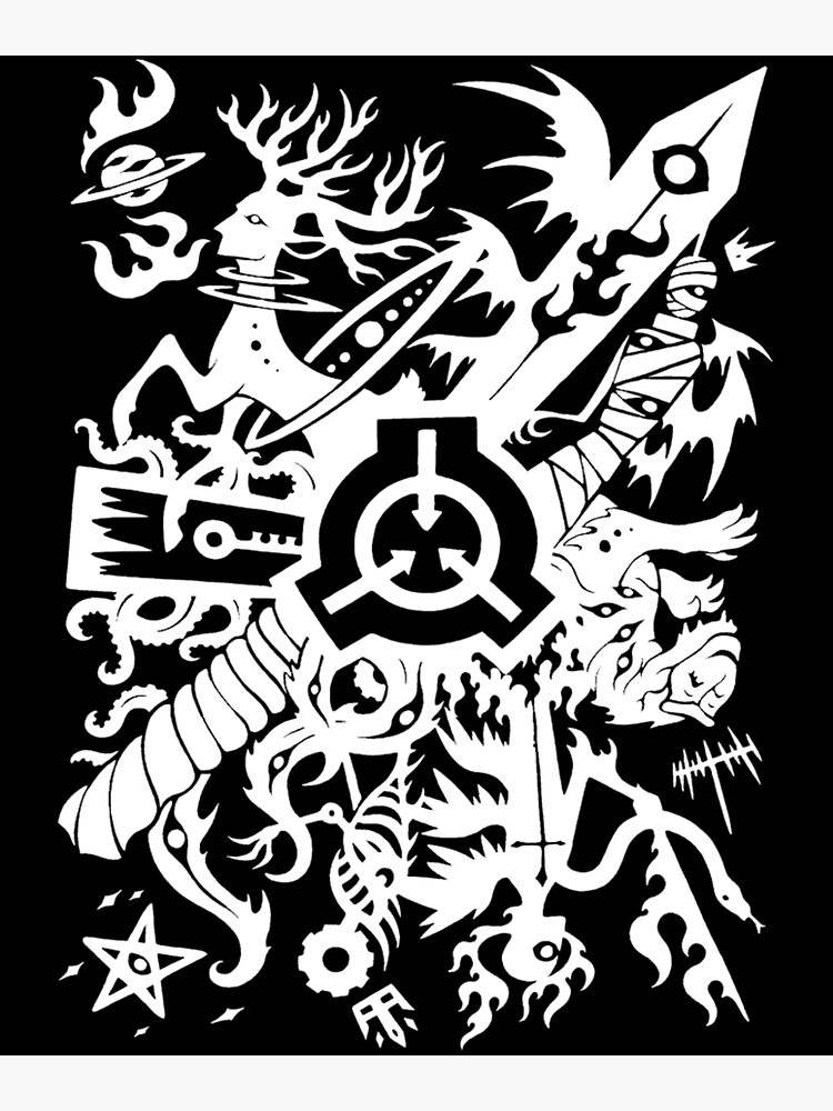 SCP Foundation Monsters  Poster for Sale by Yu-u-Ta