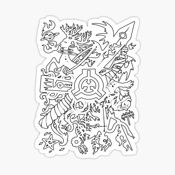 SCP Foundation Warning Attention Sticker for Sale by Yu-u-Ta