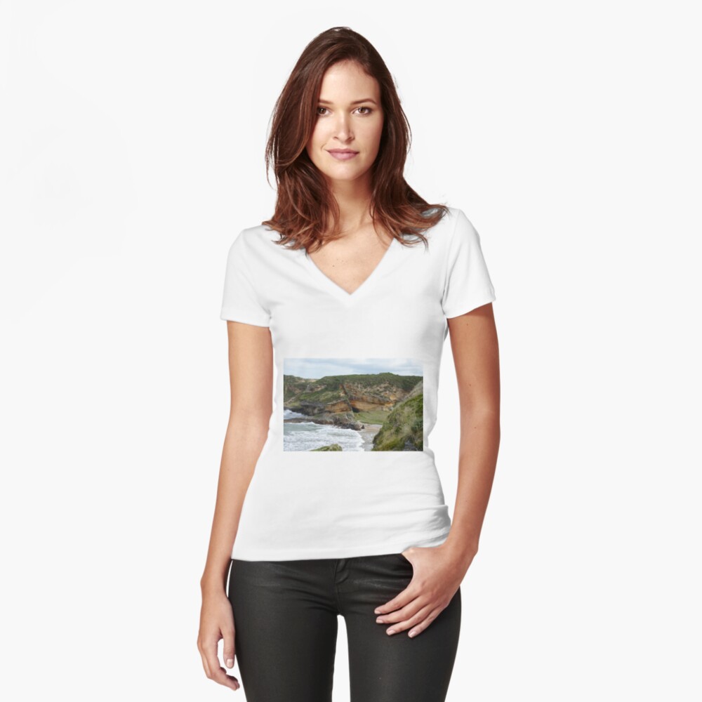 Item preview, Fitted V-Neck T-Shirt designed and sold by SiobhanFraser.