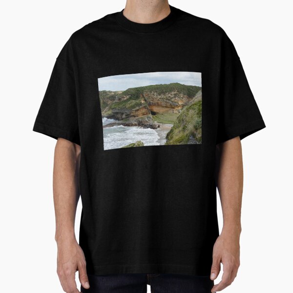 First Glimpse of Clashach Cove, Moray Oversized T-Shirt