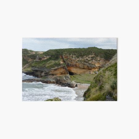 First Glimpse of Clashach Cove, Moray Art Board Print