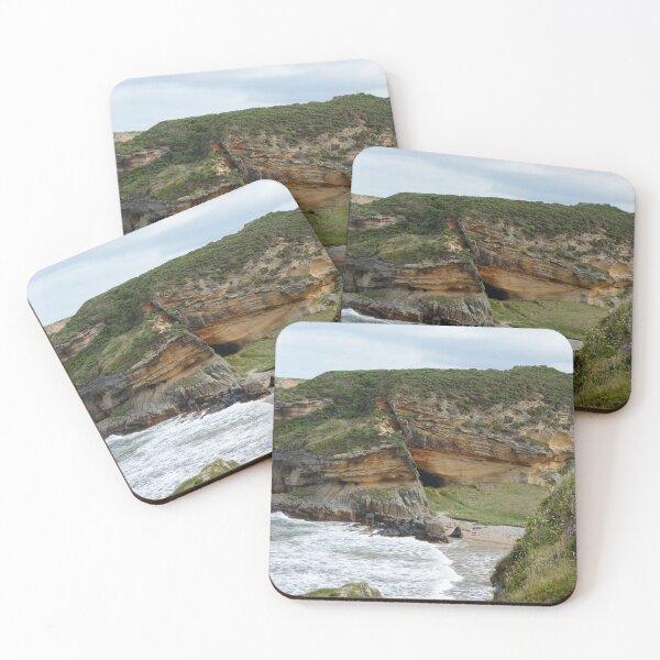 First Glimpse of Clashach Cove, Moray Coasters (Set of 4)