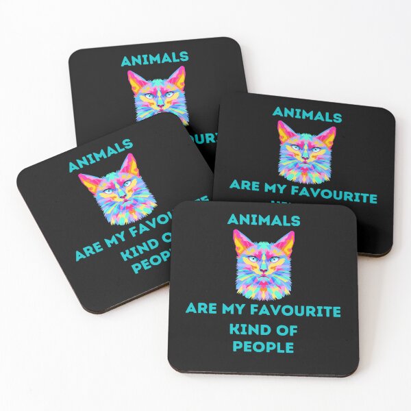 Item preview, Animal Animals are my favourite kind of people, Cat designed and sold by schizarty.