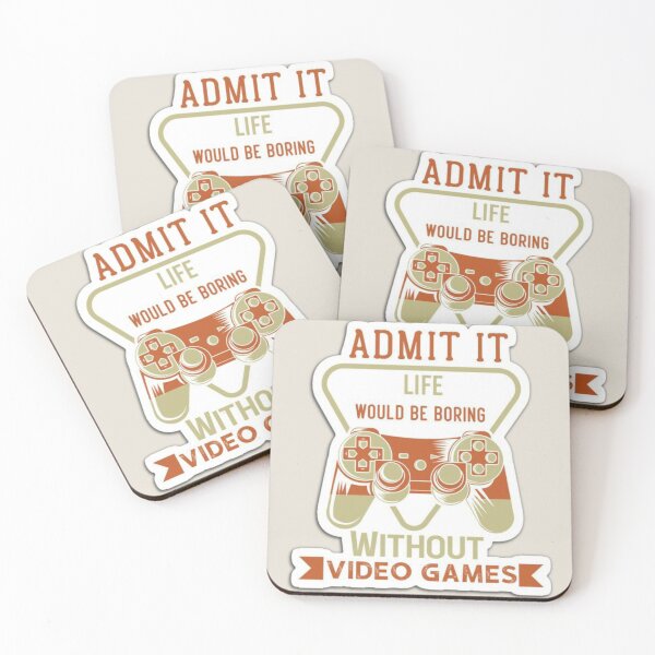 Item preview, Admit it life would be boring without video games awesome prints designed and sold by Duncandelmar.