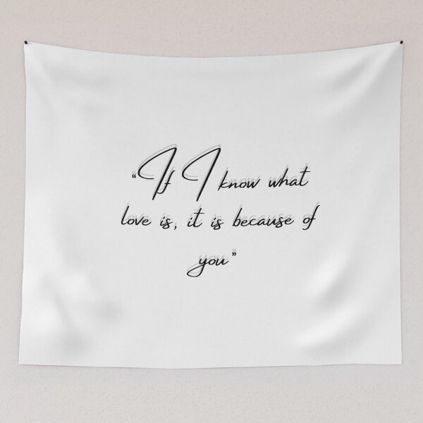 Item preview, “If I know what love is, it is because of you” designed and sold by aimadbro.