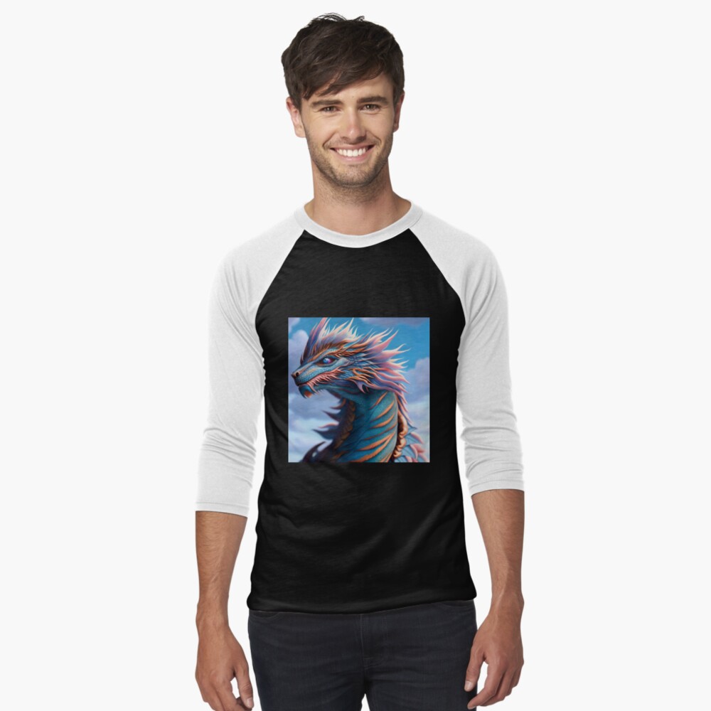 Item preview, Baseball ¾ Sleeve T-Shirt designed and sold by dragynrain.