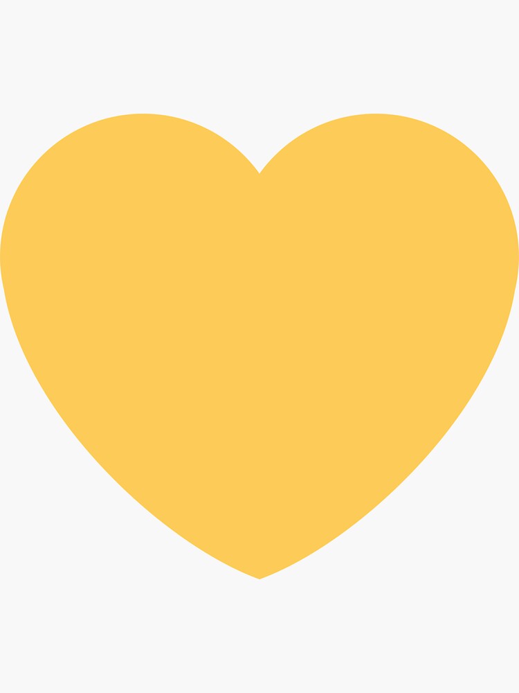 yellow-heart-emoji-sticker-for-sale-by-azurevertigo-redbubble