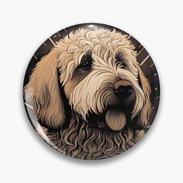 Item preview, Big Fluffy Happy Golden Doodle  designed and sold by motionbymarco.