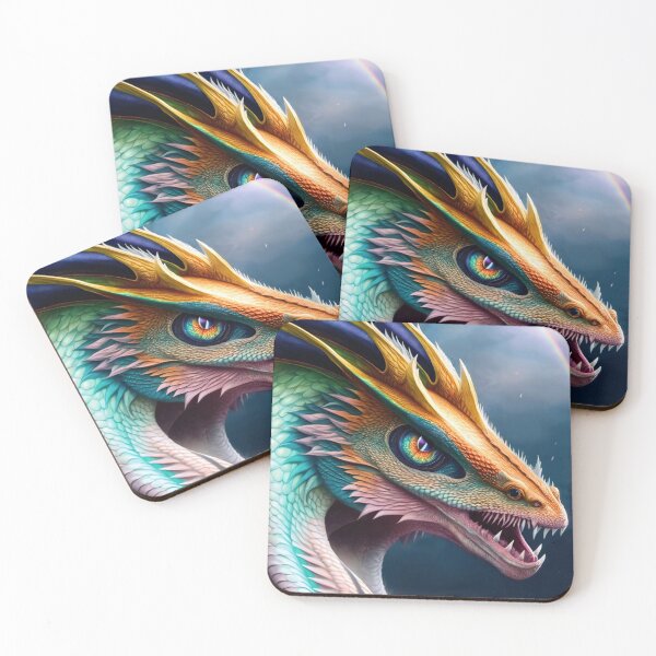 Item preview, Rainbow Dragon with Rainbow Eyes designed and sold by dragynrain.